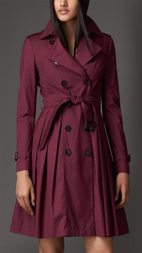 burberry full skirted trench coat|authentic burberry trench coat.